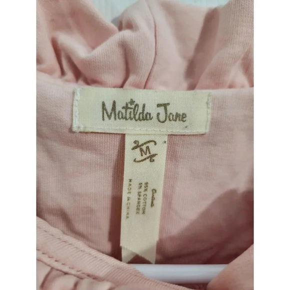 Matilda Jane pink ruffle snap moto girlhoodcore feminine barbiecore jacket MED - Picture 3 of 13